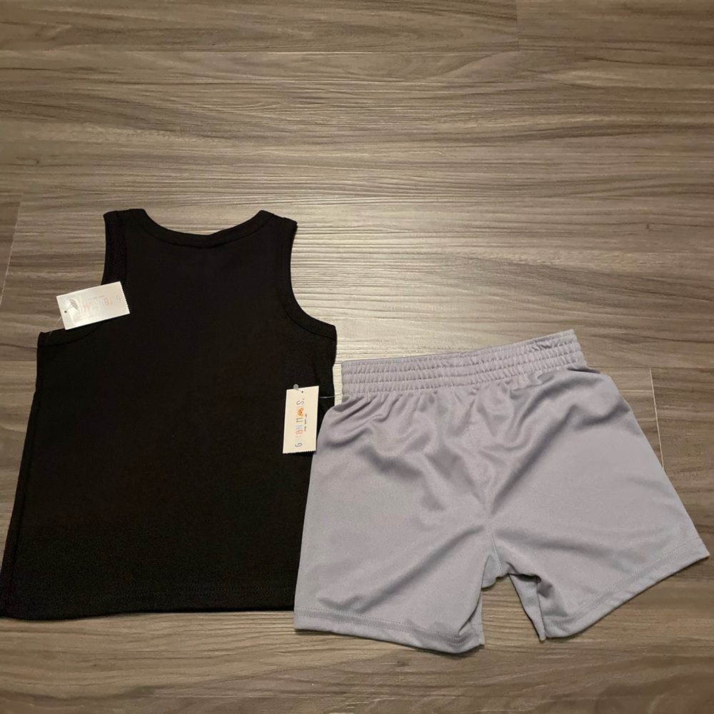Garanimals Baby Boy Black and Gray Kids Matching Set size 18M-NWT - Picture 2 of 3